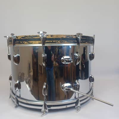 Slingerland 14x24"Concorde Bass Drum 1970 3Ply Chrome Over Wood COW USA image 5