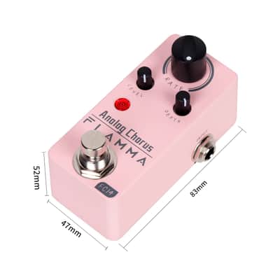 FLAMMA Chorus Pedal, FC14 Analog Chorus Guitar Effects True Bypass Portable Durable Metal Shell image 7