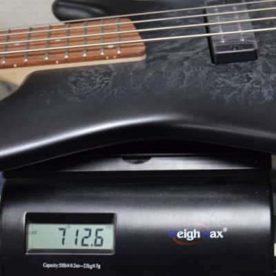 Ibanez SR300EDX-BZM 4-String Active Bass Guitar – Black Ice Matte 2025 - Black Ice Matte image 9