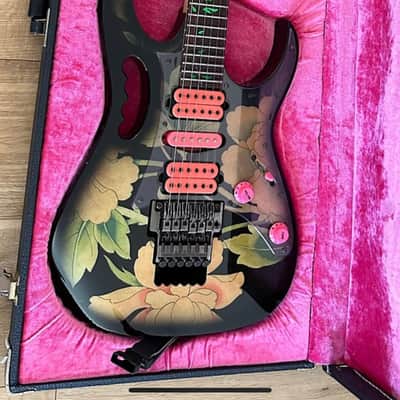 AUTOGRAPHED Ibanez JEM77-FP Steve Vai Signature 1988 - 2004 - Floral Pattern image 5