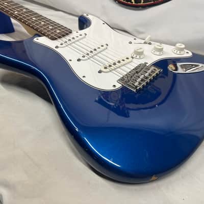 Fender Standard Stratocaster Strat Electric Guitar MIM - Made in Mexico - Electron Blue image 19