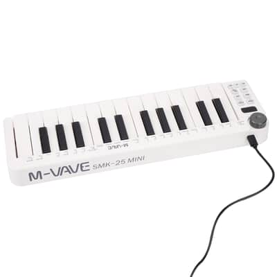 M-vave SMK-25 mini 25 Keys MIDI Keyboard USB/Wireless Connection,price include the import duty for US buyer image 6