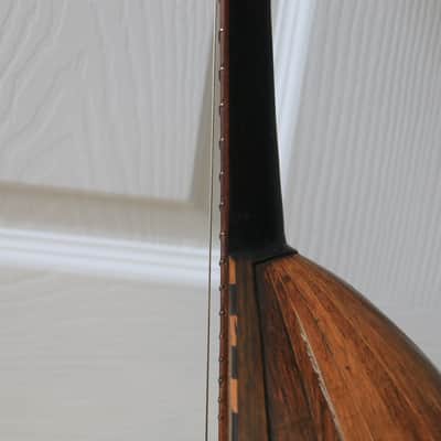ANTIQUE BOWLBACK MANDOLIN ITALY NAPOLI ‘FRANCESCO PERRETTI AND FIGLI’ FOUNDED IN 1840 ITALIAN MUSICAL INSTRUMENT MAKERS image 4