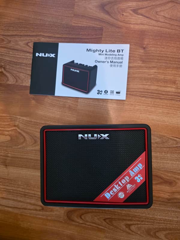 NuX Mighty Lite BT MKII Portable Desktop Modeling Guitar Amp image 1