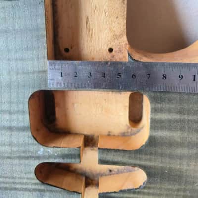 Tiger Maple Top DIY Project Guitar Stratocaster Strat Style Body image 4