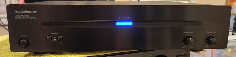 AudioSource AudioSource AMP-200 Power Amp 2011 - Black image 1
