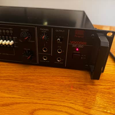 Roland SVC-350 Vocoder Plus Rackmount Analog Vocoder 1979 - 1986 - Black image 3