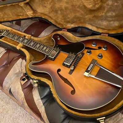 Yamaha Vintage Japanese 1970's SA-60 Sunburst Hollowbody w/ OHSC image 1