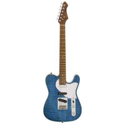 Aria 615 MKII Nashville Poplar Body, Flamed Maple Top, Roasted Maple Neck, New, Free Shipping image 2