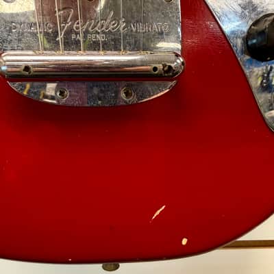 Fender Mustang Electric 1965, Red with Hardshell Case - Pre Owned image 11