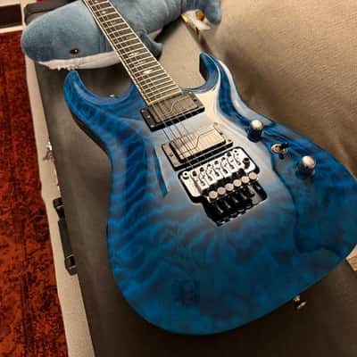 B.C. Rich Custom Shop ASM1 Archtop 2003 - Trans Blue Gloss image 18