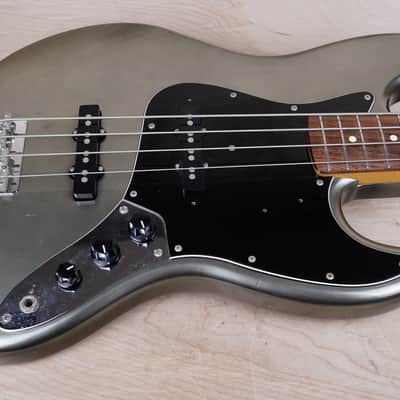 Fender JB-62 Jazz Bass Reissue CIJ 1997 US Gun Metal Blue Japan w/ Bag image 6