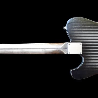 Dax&Co. Ironhorse 2022 Black/Steel Etched Striped guitar W/ Hardshell Case & COA! image 8