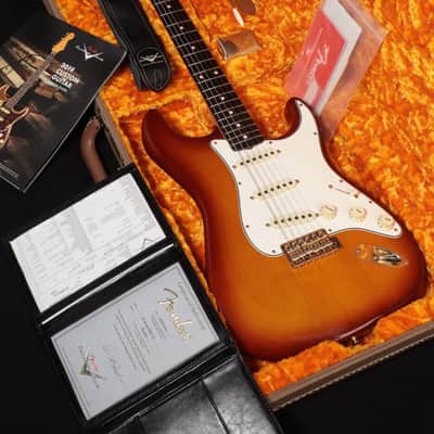 FENDER CUSTOM SHOP MBS 1961 Stratocaster Closet Classic built by Greg Fessler Tobacco Sunburst [R98381] (05/04) image 2