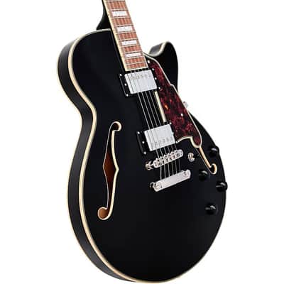 D'Angelico Premier SS Single Cutaway w/ stop-bar tailpiece, Black* w/ DAPSSSBKNS image 11