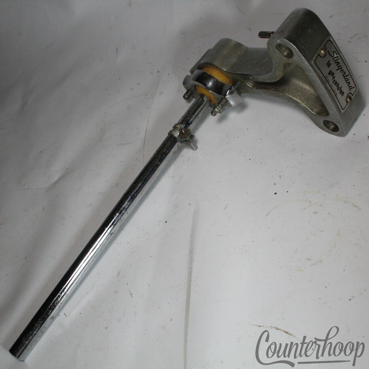 Slingerland 70s Double Set-O-Matic Tom Drum Arm Holder Ball-Mount Long Bass Post — main photograph