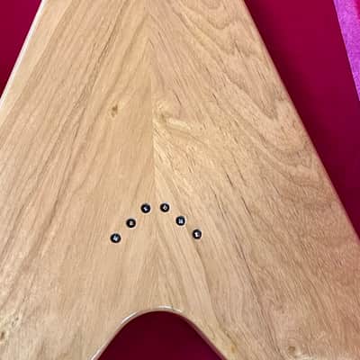 Gibson Custom 1958 Korina Flying V Reissue, VOS, Natural with Case 2023 image 18