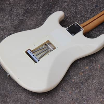 1986 Fender Japan Medium Scale Stratocaster ST-314 (White) | Reverb