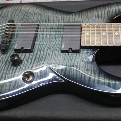 Diamond DBZ Barchetta 7 String STF Series  2000s - Flame Maple Trans Gun Metal image 9