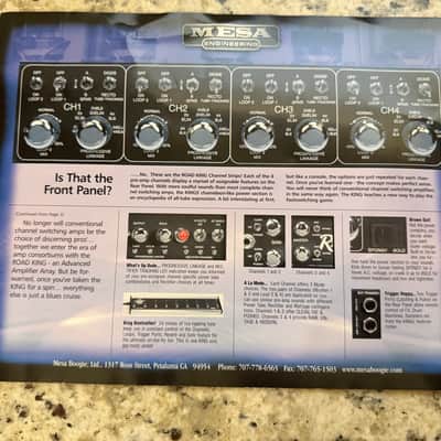 Mesa Boogie Catalog 2001 dual triple rectifier solo recto verb road King M pulse Bass walkabout head cabinet combo image 11