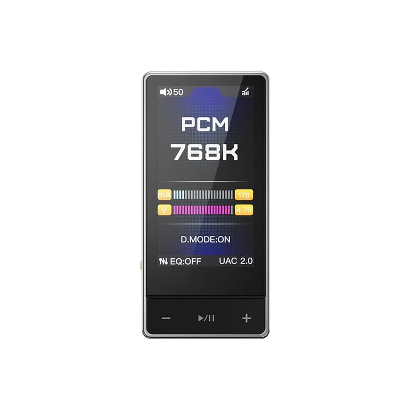FiiO QX13 Portable DAC Amp, ES9027PRO 8-Ch DAC, 900mW×2, XMOS 16-Core, 10-Band EQ,Color Display (Titanium Gold) image 1