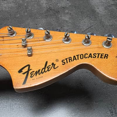 1973 FENDER STRATOCASTER Black Road Worn Heavy Relic Aged American Vintage 70s USA 1970's Strat Guitar image 1