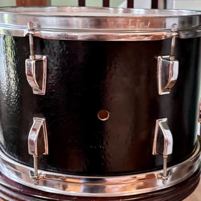Kent 13 x 8" Rack Tom Drum Vintage Made in USA w Clip Mount - Black image 3