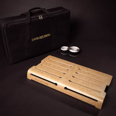 Electric Wood Company Pedalboard - 14V "The SideMan" - Beech Wood image 1
