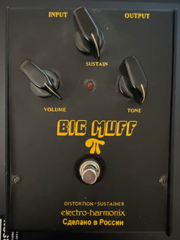 Electro-Harmonix Big Muff Pi V7 (Black Russian) 1998 - 2009 - Black image 1