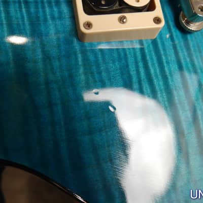 Gibson Custom Shop TAK MATSUMOTO DC STANDARD FLAMETOP AQUA BLUE image 9