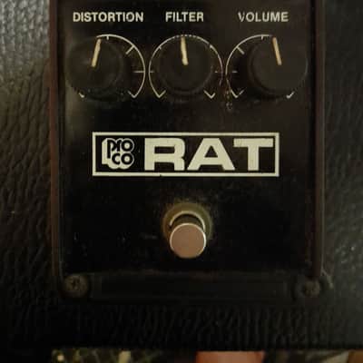 ProCo Small Box RAT 1986 - Black with White Lettering image 1