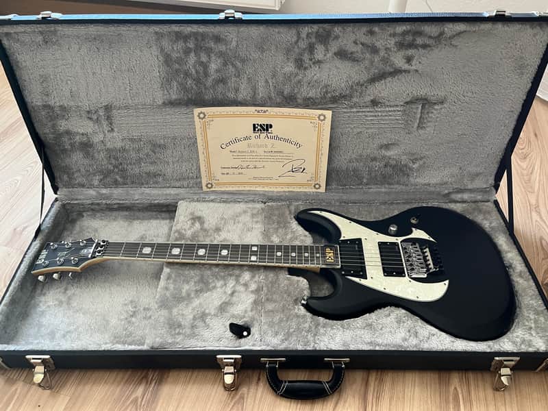 ESP Richard Z. Kruspe Signature 2009 - Black Satin image 1