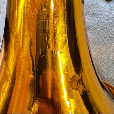 King 1124 Marching Baritone Horn - Complete overhaul and re-laccquer image 3