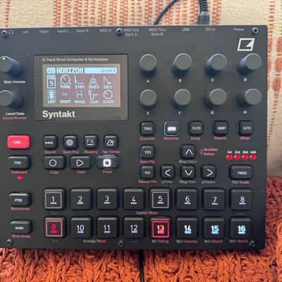 Elektron Syntakt 12 Track Drum Computer & Synthesizer 2022- Present - Black