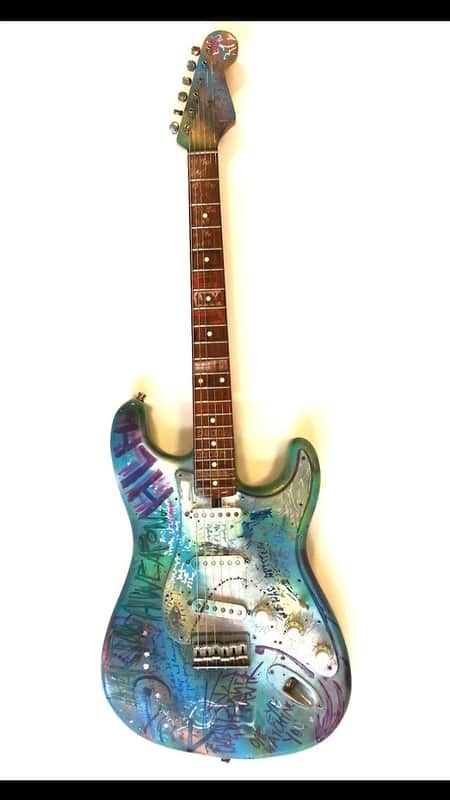 Fender Stratocaster Of COLDPLAY Jonny Buckland !!! Owned for tour and Record! image 1