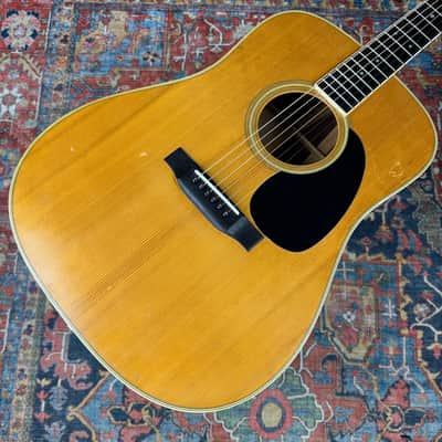 1985 Martin D35 Dreadnought Acoustic X-Braced - Natural image 5