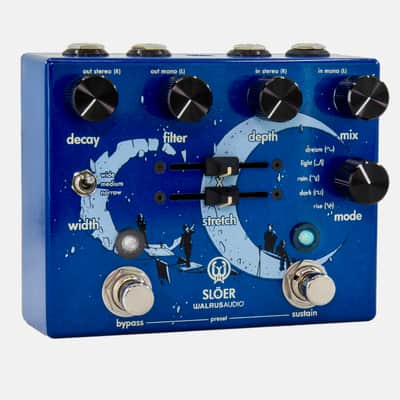 Walrus Audio Slöer Stereo Multi-Texture Reverb 2023 - Present - Lollipop Blue image 3