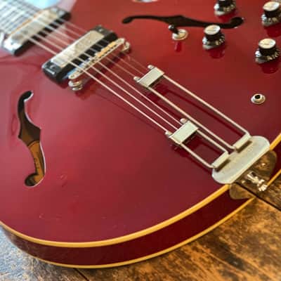 Epiphone 2001 Riviera Electric Guitar Cherry Finish Peerless Factory Korea w/ OHSC image 4