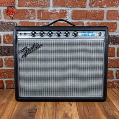 Fender '68 Custom Princeton Reverb-Amp 12-Watt 1x10" Guitar Combo 2014 Black image 3