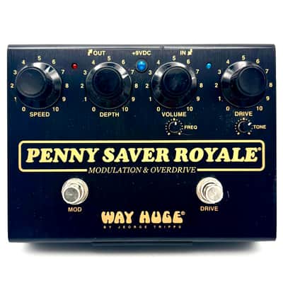 Way Huge WHE901 Penny Saver Royale Modulation & Overdrive Guitar Pedal image 2