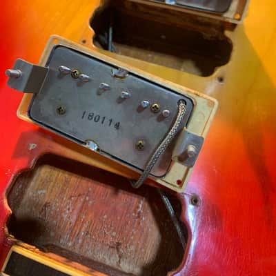Greco EG-500 1978 Made In Japan Cherry Sunburst w/ Bag image 25