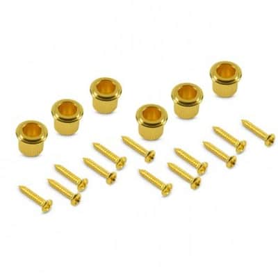 Kluson 3 Per Side Vintage Diecast Series Waffleback Tuning Machines Gold With Plastic Keystone Buttons image 2