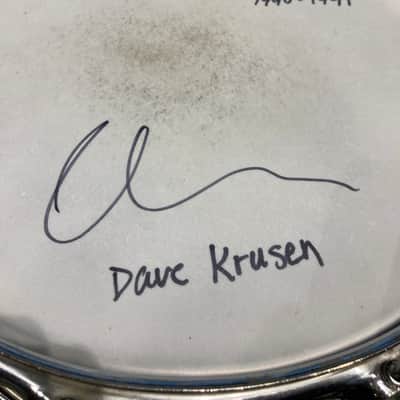 Dave Krusen's Pearl Jam Era, 1970s Ludwig 14x6.5" LM402 Supraphonic Snare Drum. Signed! image 5