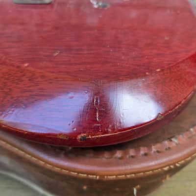 Vintage 1962 Gibson EB-0 Bass Guitar Husk Project w/ Original Softshell Case! image 7