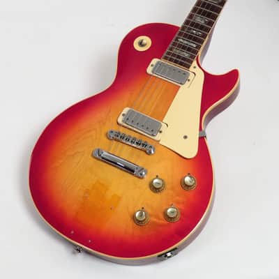 1974 Gibson Les Paul Deluxe - Cherry Sunburst - Rare Two Piece Top - Mahogany Neck image 6