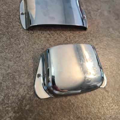Vintage Original Pre CBS 1960s Fender Precision bass ashtray bridge & pickup covers image 9