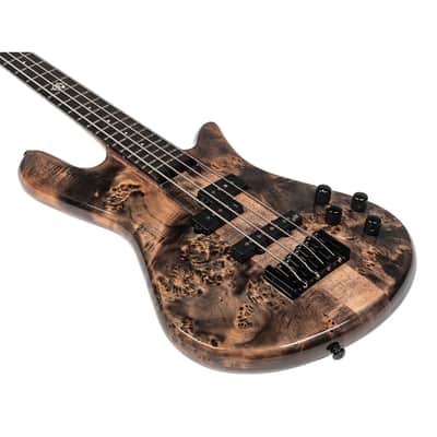 Spector NS Ethos 4 4-String Bass w/ Aguilar Pickups - Super Faded Black Gloss image 4