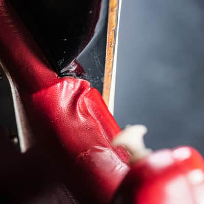 1963 Hagström Kent PB-24-G red image 8