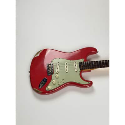 Fender CUSTOM SHOP LTD 62 STRATOCASTER RELIC FIESTA RED 2023 - Relic Fiesta Red image 6