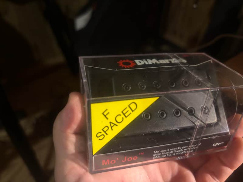 DiMarzio DP216FBK Mo' Joe F-Spaced Humbucker 2010s - Black Cover image 1